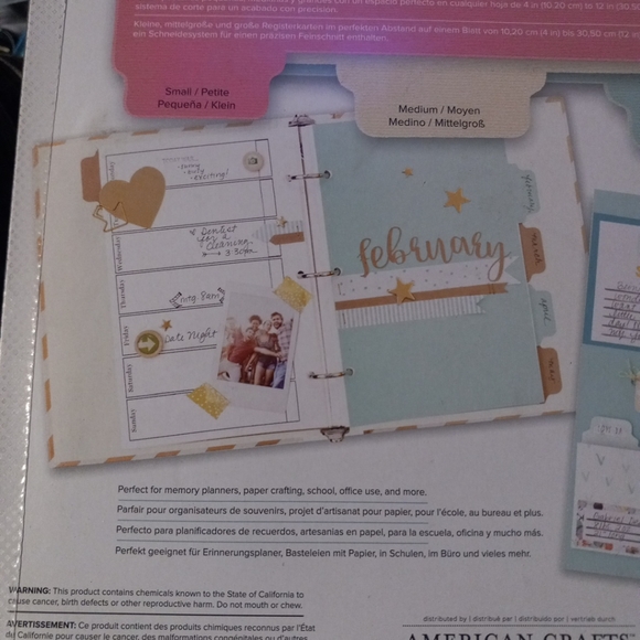 New we are memories keepers punch board tab - Picture 3 of 4